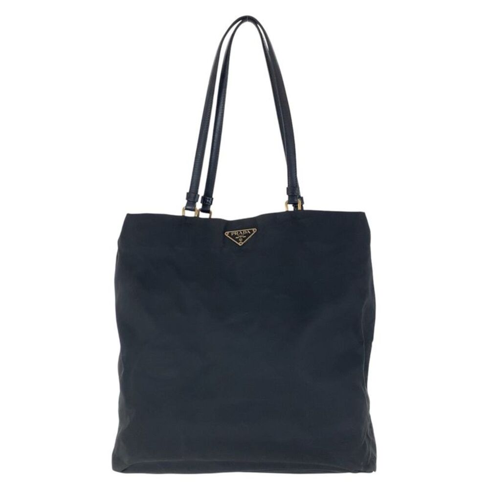 Prada Tessuto Triangle Logo Tote